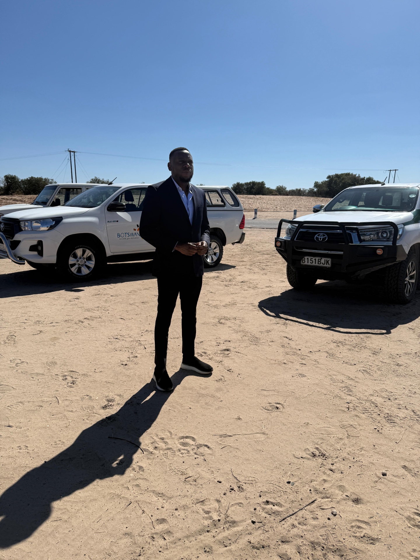 Site inspection at Ghanzi